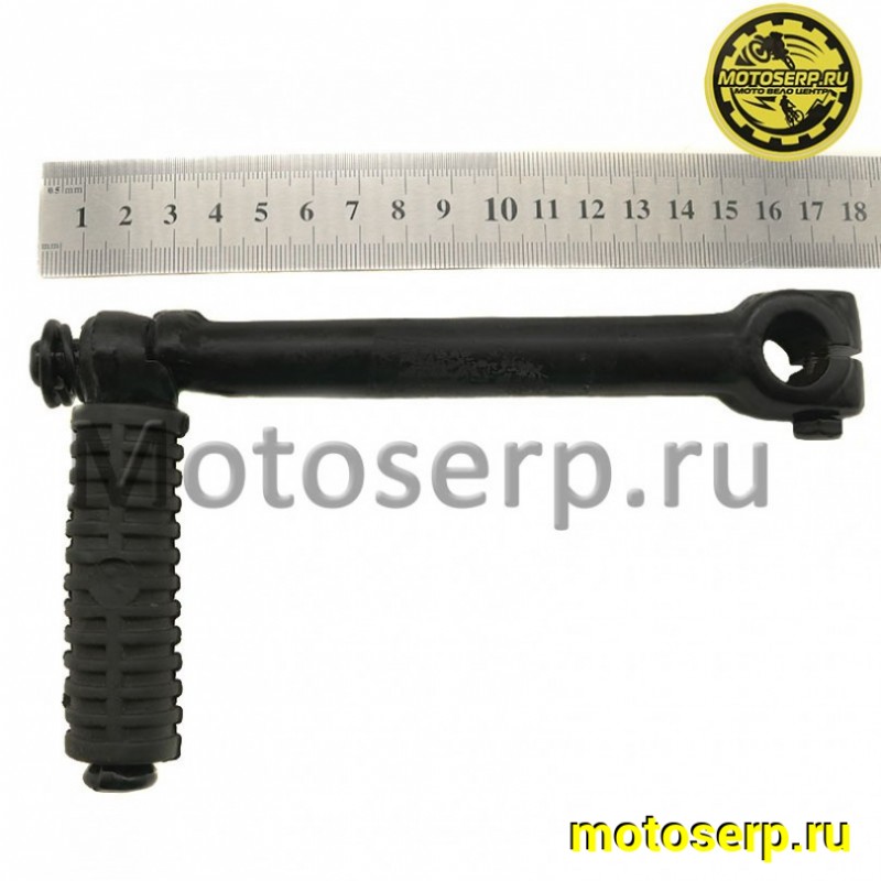 Купить  Рычаг кикстартера (ножка заводная) 154FMI/YX125/TTR125  Питбайк и др.(хром/черный) (D13) (шт) (Мир 47504 (MD 06016 (MM 44706 (MT N-3255 купить с доставкой по Москве и России, цена, технические характеристики, комплектация фото  - motoserp.ru