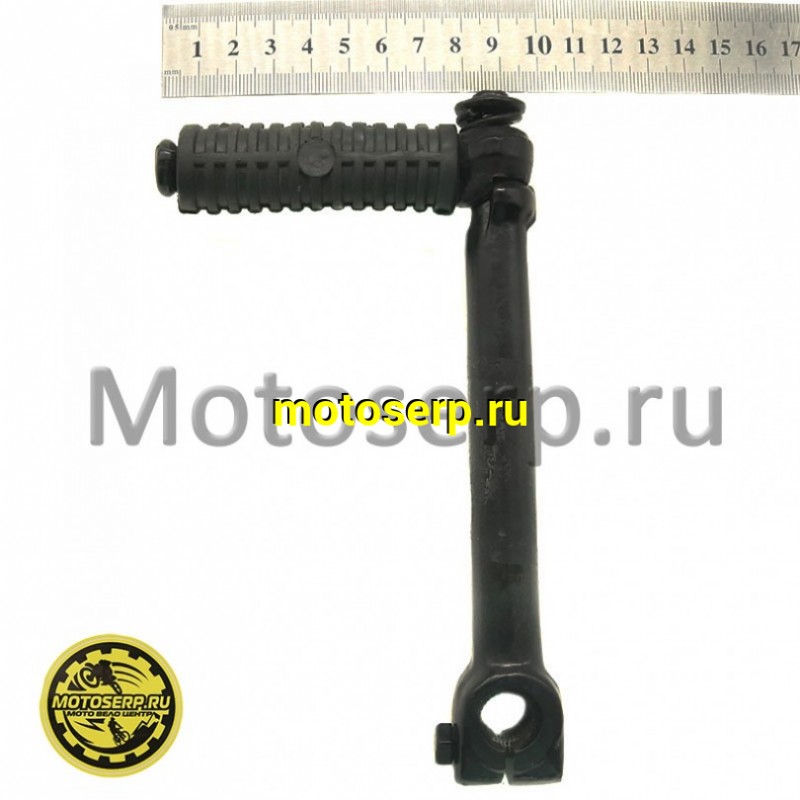 Купить  Рычаг кикстартера (ножка заводная) 154FMI/YX125/TTR125  Питбайк и др.(хром/черный) (D13) (шт) (Мир 47504 (MD 06016 (MM 44706 (MT N-3255 купить с доставкой по Москве и России, цена, технические характеристики, комплектация фото  - motoserp.ru