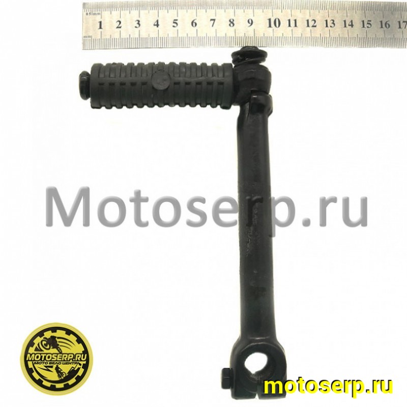 Купить  Рычаг кикстартера (ножка заводная) 154FMI/YX125/TTR125  Питбайк и др.(хром/черный) (D13) (шт) (Мир 47504 (MD 06016 (MM 44706 (MT N-3255 купить с доставкой по Москве и России, цена, технические характеристики, комплектация фото  - motoserp.ru