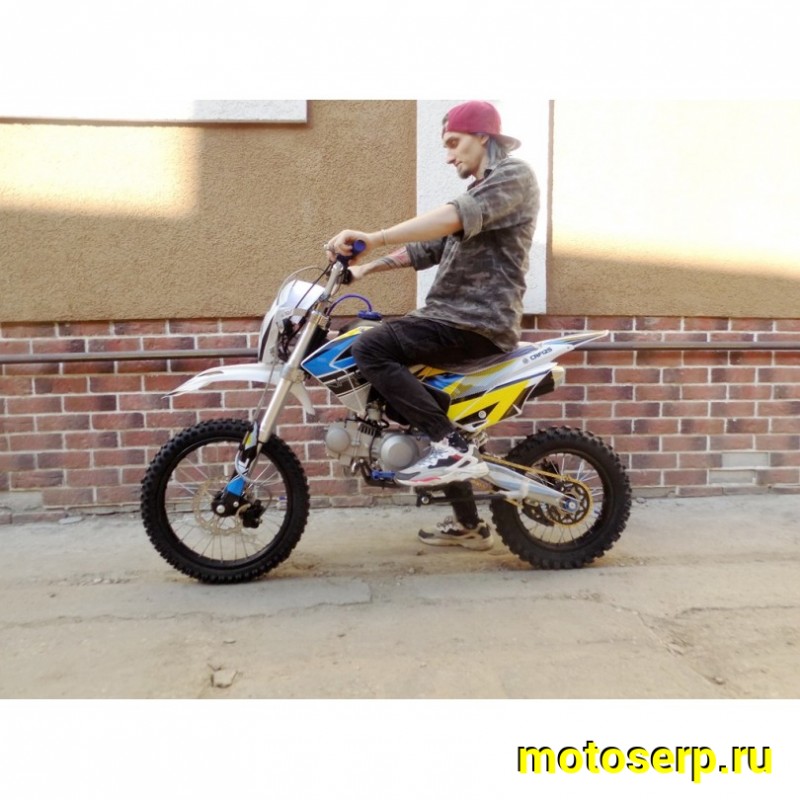 Купить  ====Питбайк Racer CRF125 (спортинв), 125сс, 17/14, 4Т, кикстартер, карб., воздуш. охл. (шт) купить с доставкой по Москве и России, цена, технические характеристики, комплектация фото  - motoserp.ru