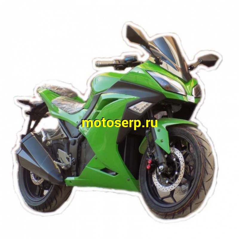 Купить  Электромотоцикл Kawasaki Ninja (Кавасаки Ниндзя) 4000W, ЛИТИЕВЫЙ аккум, торм. диск./диск.,кол. 17"/17"  (шт) (MOTO-SKUTER купить с доставкой по Москве и России, цена, технические характеристики, комплектация фото  - motoserp.ru