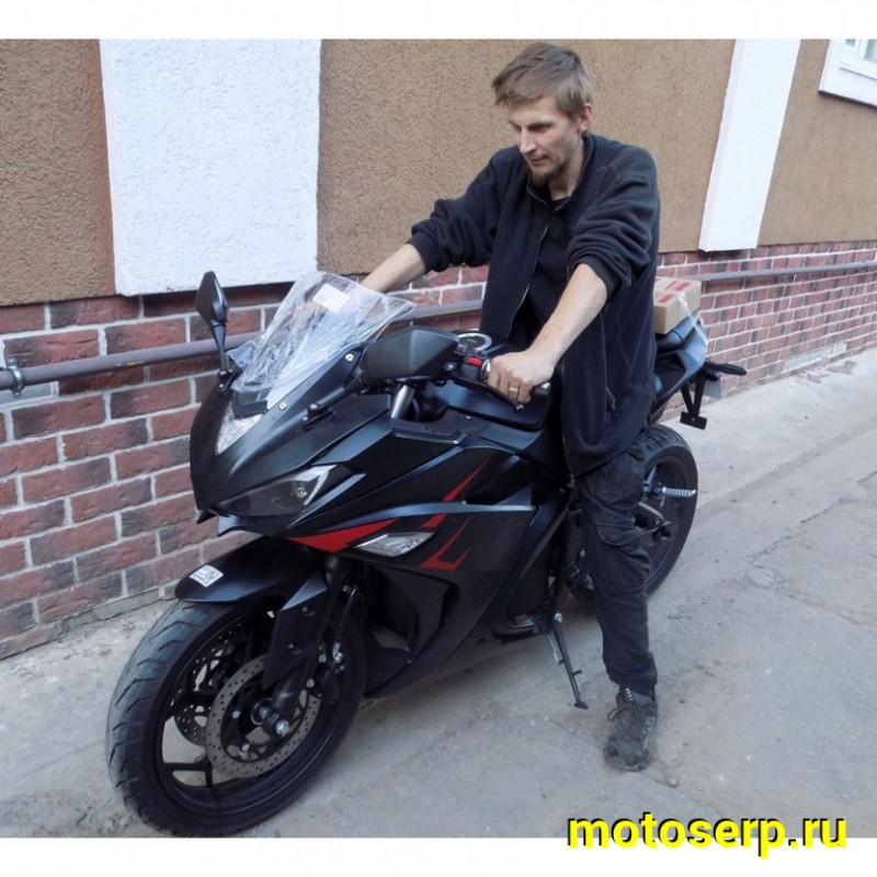 Купить  ====Электромотоцикл Kawasaki Ninja (Кавасаки Ниндзя) 4000W, ЛИТИЕВЫЙ аккум, торм. диск./диск.,кол. 17"/17"  (шт) (MOTO-SKUTER купить с доставкой по Москве и России, цена, технические характеристики, комплектация фото  - motoserp.ru