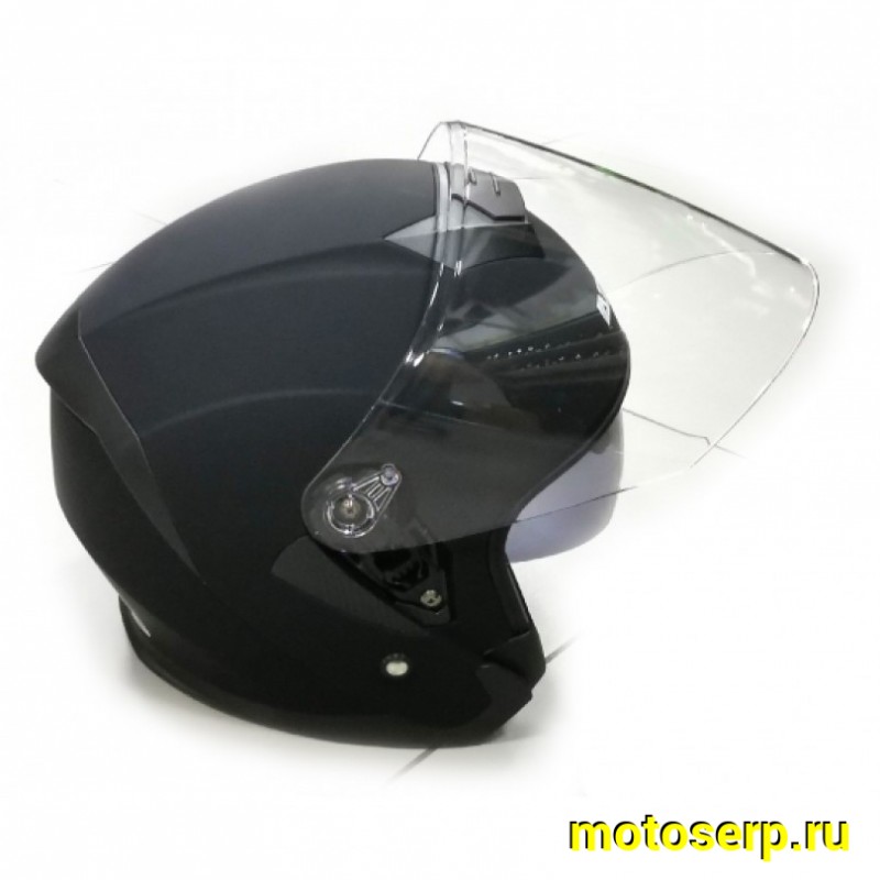Купить  Шлем открытый  со стеклом Ataki JK526 Carbon черный/серый глянцевый M (шт) (SM 823-7677 купить с доставкой по Москве и России, цена, технические характеристики, комплектация фото  - motoserp.ru