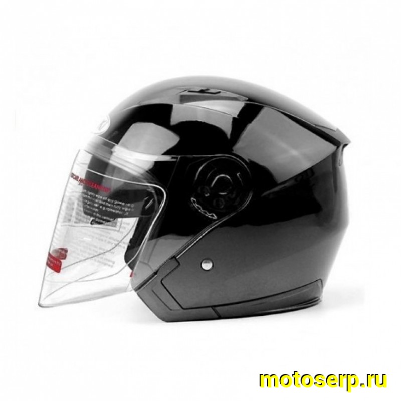 Купить  Шлем открытый  со стеклом Ataki JK526 Carbon черный/серый глянцевый L (шт) (SM 823-2201 купить с доставкой по Москве и России, цена, технические характеристики, комплектация фото  - motoserp.ru