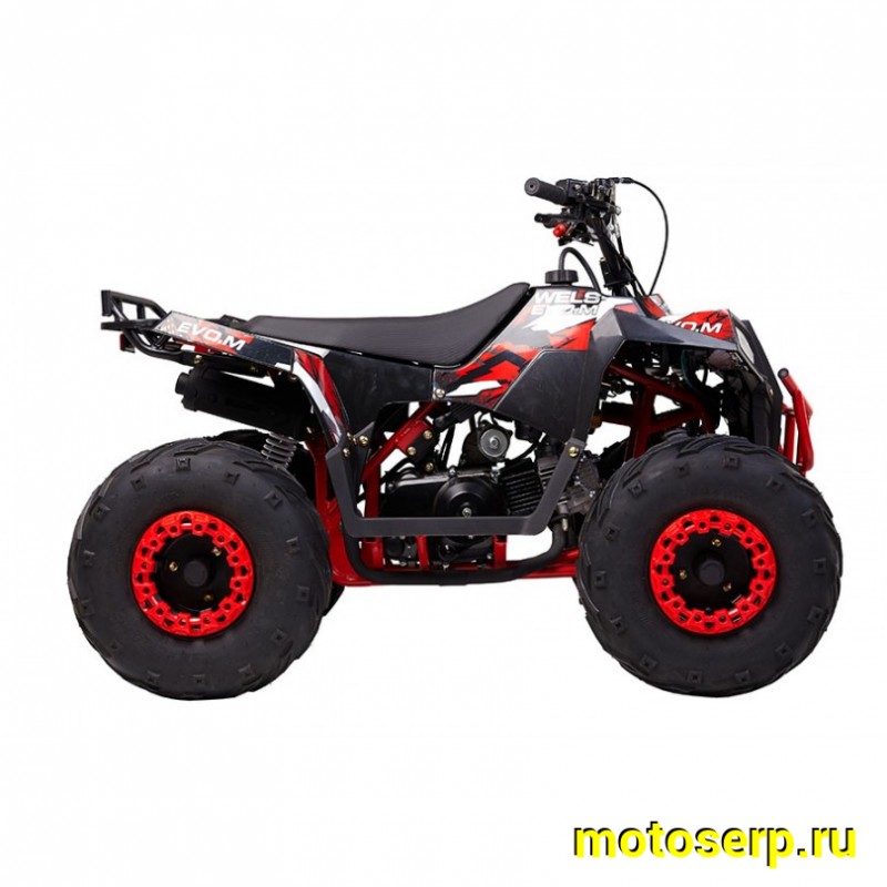Купить  ====110cc Квадроцикл Wels THUNDER EVO 110, 110сс, утилит. 9-12 лет, кол.7" автомат, реверс, сигнал с контр. тормоза Диск/диск, и пр. (шт) (ФОТО купить с доставкой по Москве и России, цена, технические характеристики, комплектация фото  - motoserp.ru