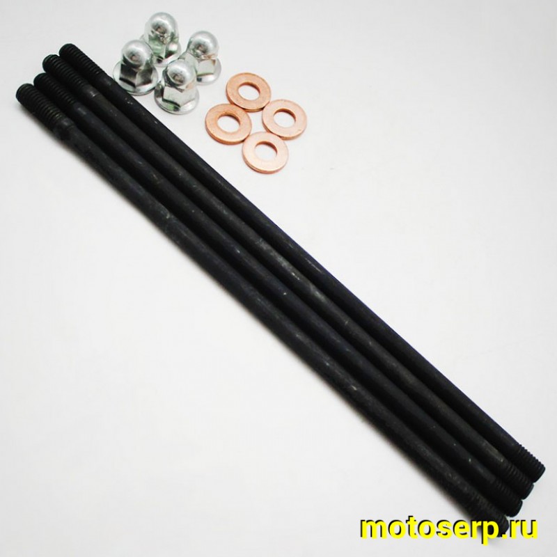 Купить  Шпильки цилиндра 172FMM с гайками 4шт (M8&times;225 M8&times;230) (CB250D-F) (комп) (TATA 800003025 купить с доставкой по Москве и России, цена, технические характеристики, комплектация фото  - motoserp.ru
