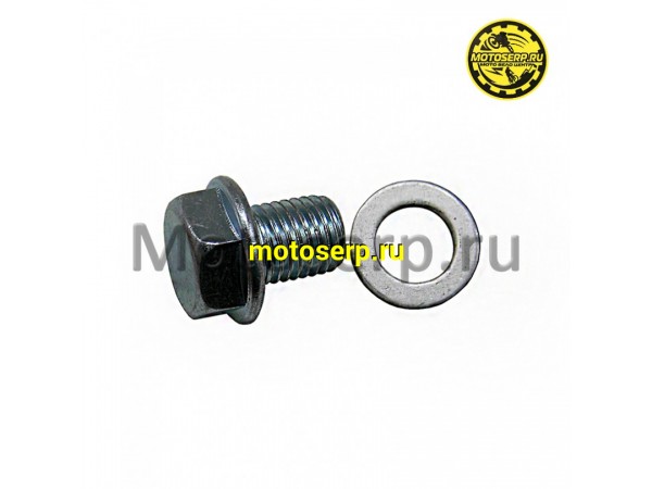 Купить  Болт (винт) сливной (пробка, крышка мас фильтра) М12x1.5x15мм, 139FMB,147FMH,152FMH (шт)  (TATA 16103470 (MT K-6543 (ANKON 008711 купить с доставкой по Москве и России, цена, технические характеристики, комплектация фото  - motoserp.ru