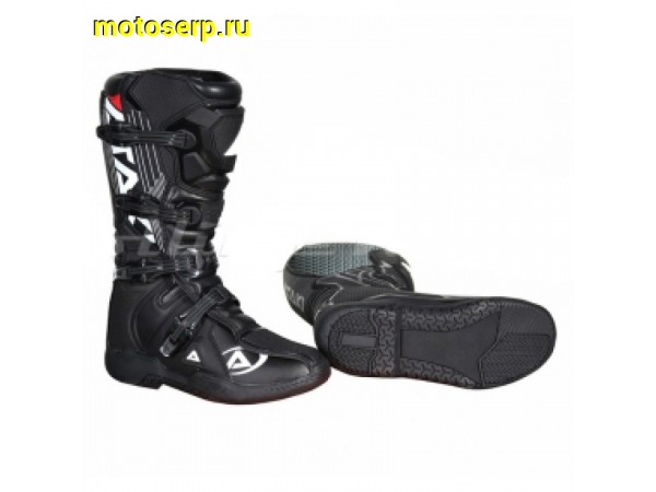 Купить  Мотоботы кросс. ATAKI MX-001 (защ. голени), черные р-р 45" (Ч/З) (пар) (SM 872-6075 купить с доставкой по Москве и России, цена, технические характеристики, комплектация фото  - motoserp.ru