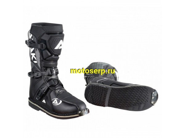 Купить  ====Мотоботы кросс. ATAKI MX-002Y (защ. голени), черные р-р 37" (Ч/З) (пара) (SM 020404-872-1190 купить с доставкой по Москве и России, цена, технические характеристики, комплектация фото  - motoserp.ru