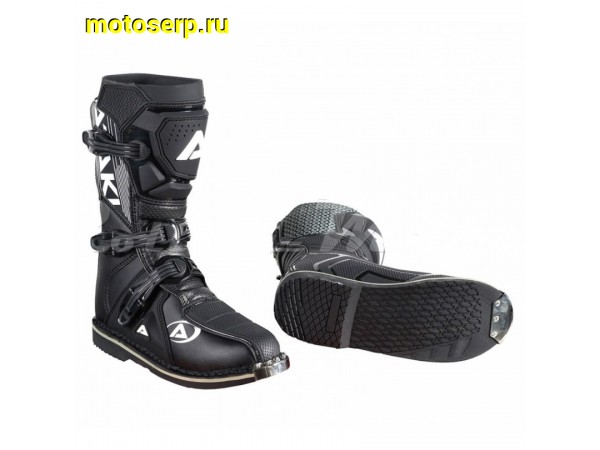 Купить  Мотоботы кросс. ATAKI MX-002Y (защ. голени), черные р-р 38" (Ч/З) (пар) (SM 872-8177 купить с доставкой по Москве и России, цена, технические характеристики, комплектация фото  - motoserp.ru