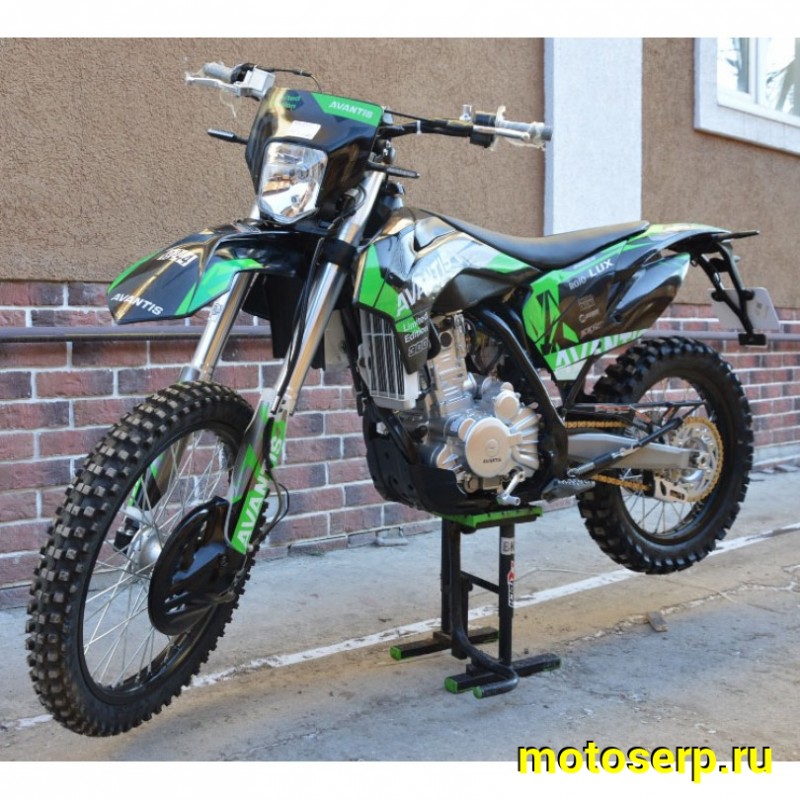 Купить  ====Мотоцикл Кросс/Эндуро AVANTIS A7 Lux (ПТС), 21/18, 174MM, 4Т, 4-х клап,  жид. охл, балансир, регул аморт. (шт) купить с доставкой по Москве и России, цена, технические характеристики, комплектация фото  - motoserp.ru
