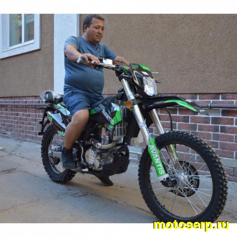Купить  ====Мотоцикл Кросс/Эндуро AVANTIS A7 Lux (ПТС), 21/18, 174MM, 4Т, 4-х клап,  жид. охл, балансир, регул аморт. (шт) купить с доставкой по Москве и России, цена, технические характеристики, комплектация фото  - motoserp.ru