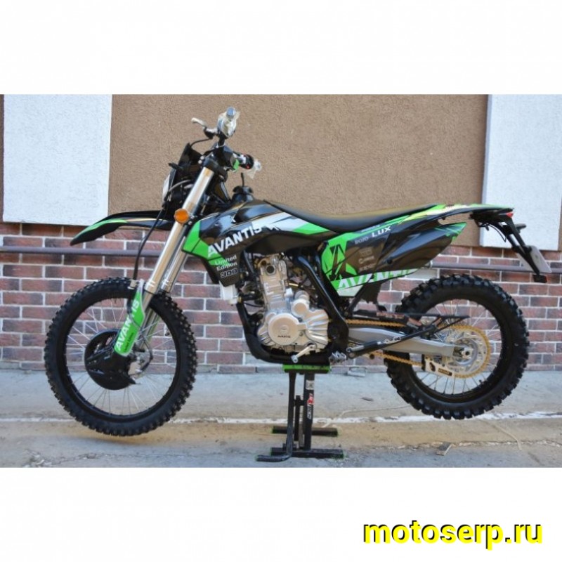 Купить  ====Мотоцикл Кросс/Эндуро AVANTIS A7 Lux (ПТС), 21/18, 174MM, 4Т, 4-х клап,  жид. охл, балансир, регул аморт. (шт) купить с доставкой по Москве и России, цена, технические характеристики, комплектация фото  - motoserp.ru