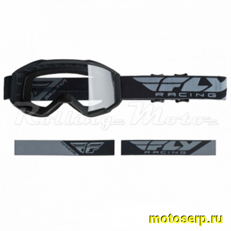 Купить  ====Очки мото Кросс FLY RACING FOCUS чёрные 2019 (шт) (SM 604-2331 купить с доставкой по Москве и России, цена, технические характеристики, комплектация фото  - motoserp.ru