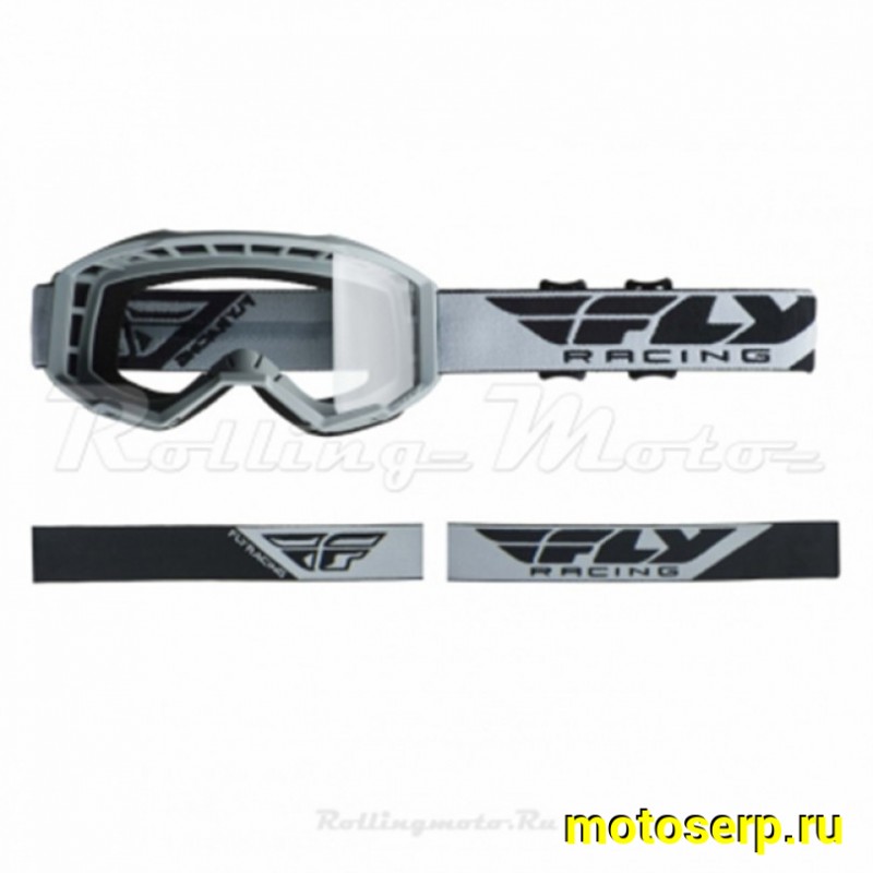 Купить  ====Очки мото Кросс FLY RACING FOCUS серые 2019 (шт) (SM 604-1830 купить с доставкой по Москве и России, цена, технические характеристики, комплектация фото  - motoserp.ru