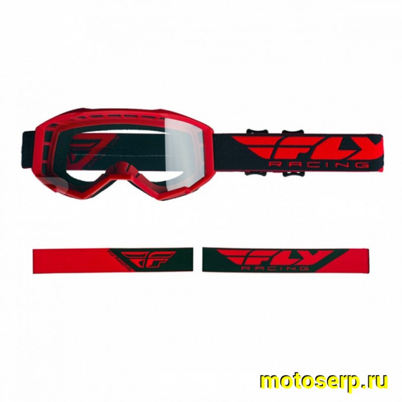 Купить  ====Очки мото Кросс FLY RACING FOCUS красные 2019 (шт) (SM 604-5865 купить с доставкой по Москве и России, цена, технические характеристики, комплектация фото  - motoserp.ru