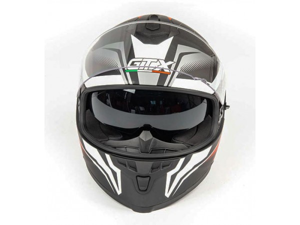 Купить  Шлем закрытый GTX 5672 (S) #1 BLACK/RED GREY (шт) (0 купить с доставкой по Москве и России, цена, технические характеристики, комплектация фото  - motoserp.ru