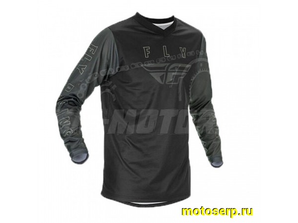 Купить  ====Джерси (футболка для мотокросса) FLY RACING F-16 черная/серая (YM) (детская)  2021 (шт) (SM 929-6706 купить с доставкой по Москве и России, цена, технические характеристики, комплектация фото  - motoserp.ru