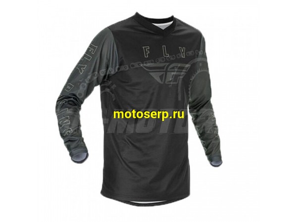 Купить  ====Джерси (футболка для мотокросса) FLY RACING F-16 черная/серая (YM) (детская)  2021 (шт) (SM 929-6706 купить с доставкой по Москве и России, цена, технические характеристики, комплектация фото  - motoserp.ru