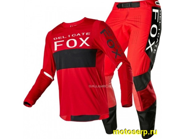 Купить  Джерси + штаны  для мотокроса (футболка и штаны)  Fox 360 Delicate красный (L) (комп) (0 купить с доставкой по Москве и России, цена, технические характеристики, комплектация фото  - motoserp.ru