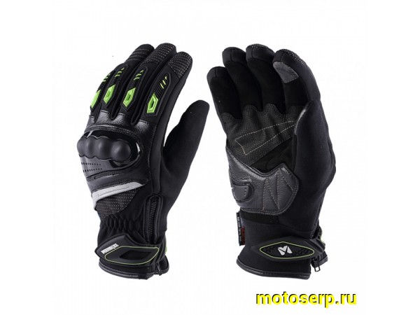 Купить  Перчатки Masontex M37D зимние черный/лайм (XXL) (пар)  (Regul 304178-12 купить с доставкой по Москве и России, цена, технические характеристики, комплектация фото  - motoserp.ru
