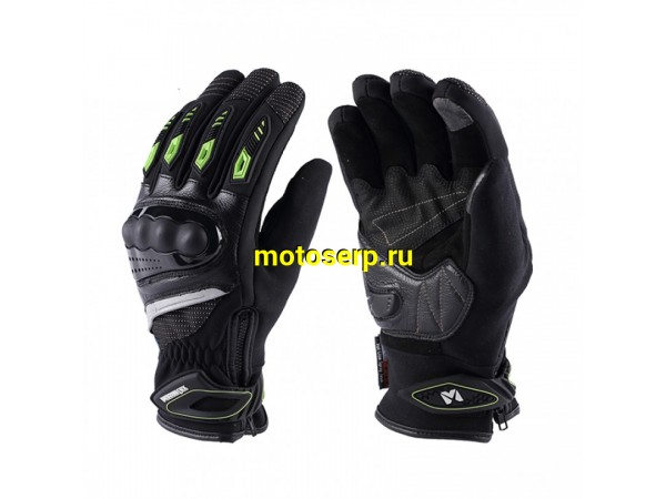 Купить  Перчатки Masontex M37D зимние черный/лайм (XXL) (пар)  (Regul 304178-12 купить с доставкой по Москве и России, цена, технические характеристики, комплектация фото  - motoserp.ru