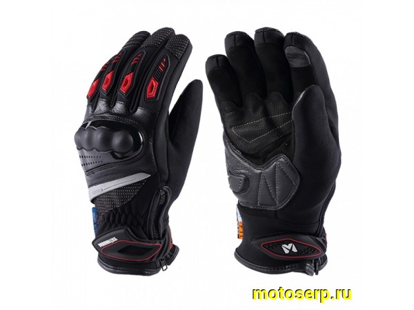 Купить  Перчатки Masontex M37D зимние черный/красный (L) (пар)  (Regul 304178-6 купить с доставкой по Москве и России, цена, технические характеристики, комплектация фото  - motoserp.ru
