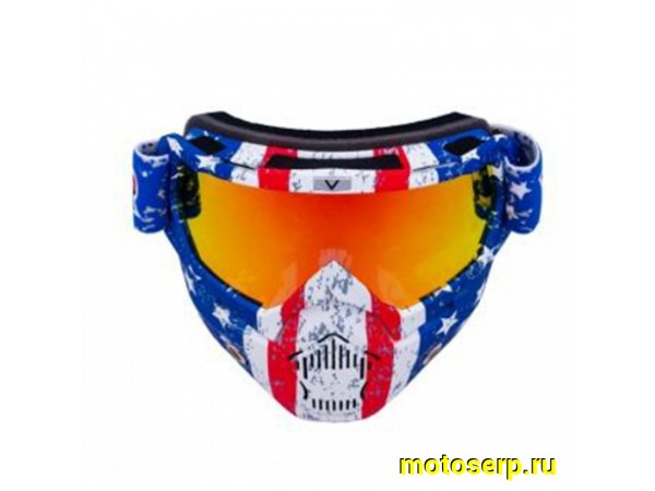 Купить  Очки мото Кросс VEMAR VM-1019B америка (шт) (0 купить с доставкой по Москве и России, цена, технические характеристики, комплектация фото  - motoserp.ru