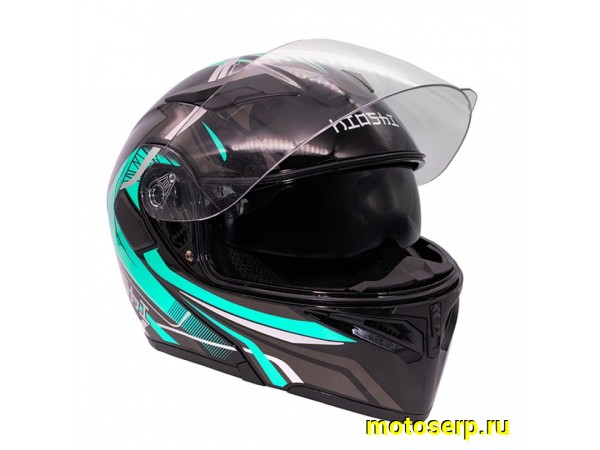 Купить  Шлем трансформер (модуляр) KIOSHI Tourist 316/902 бирюзовый р-р L (шт) (Regul 102288-7 купить с доставкой по Москве и России, цена, технические характеристики, комплектация фото  - motoserp.ru