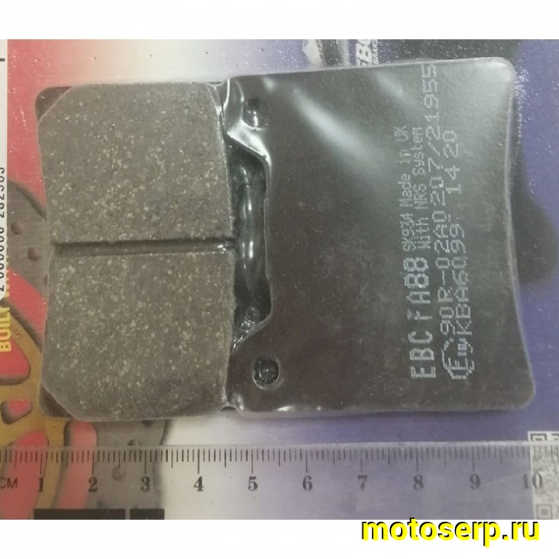 Купить  Тормозные колодки EBC FA088  JP  (компл)    купить с доставкой по Москве и России, цена, технические характеристики, комплектация фото  - motoserp.ru