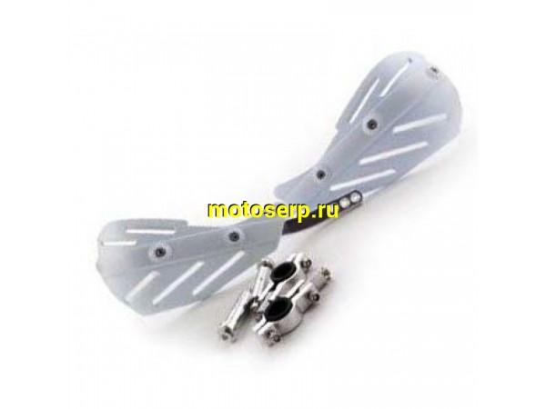 Купить  Защита рук/рычагов (уши)  HP15 белые армированные (пара) (SM 123-5695 купить с доставкой по Москве и России, цена, технические характеристики, комплектация фото  - motoserp.ru