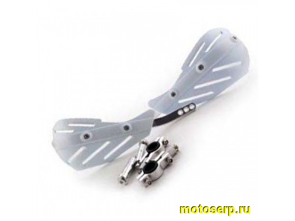 Купить  Защита рук/рычагов (уши)  HP15 белые армированные (пара) (SM 123-5695 купить с доставкой по Москве и России, цена, технические характеристики, комплектация фото  - motoserp.ru