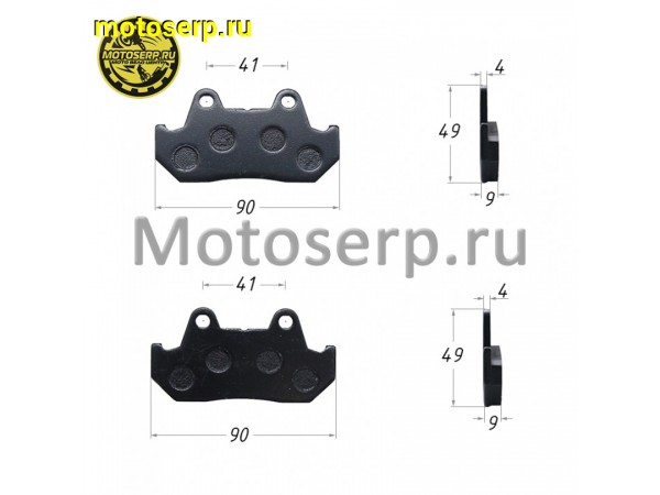 Купить  Колодки тормозные диск  Honda-CR 125/CR 250/ATC 250/XR 250 и др. Скутер (пар)  (0 купить с доставкой по Москве и России, цена, технические характеристики, комплектация фото  - motoserp.ru