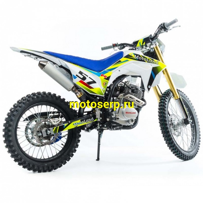 Купить  ====Мотоцикл Кросс/Эндуро Motoland FC250 (спортинв), 21/18, 172FMM, 21л.с., возд.охл., (шт) (ML 14573 купить с доставкой по Москве и России, цена, технические характеристики, комплектация фото  - motoserp.ru