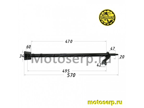 Купить  Вал рулевой ATV FOX и др. (шт) (ML 10027 купить с доставкой по Москве и России, цена, технические характеристики, комплектация фото  - motoserp.ru