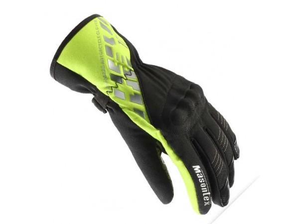 Купить  Перчатки Masontex M36 зимние Черный/лайм (L) (пар)  (Regul 304174-10 купить с доставкой по Москве и России, цена, технические характеристики, комплектация фото  - motoserp.ru