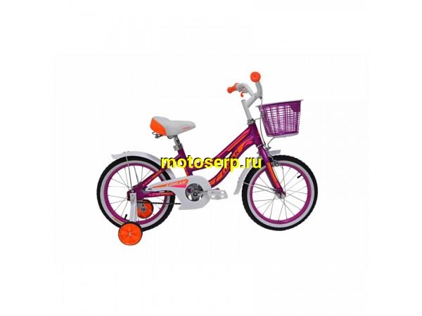 Купить  ====16" LORAK JUNIOR GIRL (Лорак Джуниор) (Жен) 16"; 1ск; рама-алюминий; тормоз-ножной/V-Brake (шт) (0 купить с доставкой по Москве и России, цена, технические характеристики, комплектация фото  - motoserp.ru
