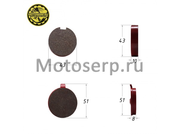 Купить  Колодки тормозные диск Suzuki GP125, ZR 50, GT 50, KAWASAKI KH 125 A1-A4, Z 200 A1-A5 (пар) (Regul SBP-F041 купить с доставкой по Москве и России, цена, технические характеристики, комплектация фото  - motoserp.ru