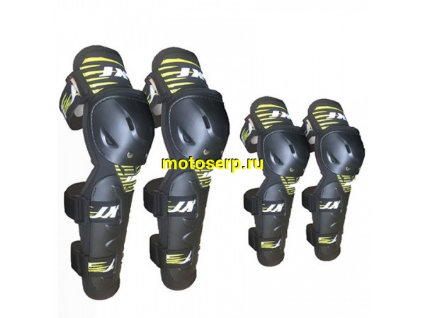 Купить  Наколенники + налокотники (щитки) Wolf KN06/KN06H черный (пар)  (0 купить с доставкой по Москве и России, цена, технические характеристики, комплектация фото  - motoserp.ru
