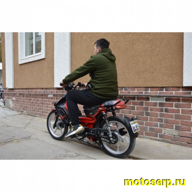 Купить  ====Мопед Millennium Delta Joker  (Милленниум Дельта Джокер)  4Т; колеса 17"литые; полуавт.,, эл. старт; .(шт) 0110 (ТехМаркет купить с доставкой по Москве и России, цена, технические характеристики, комплектация фото  - motoserp.ru