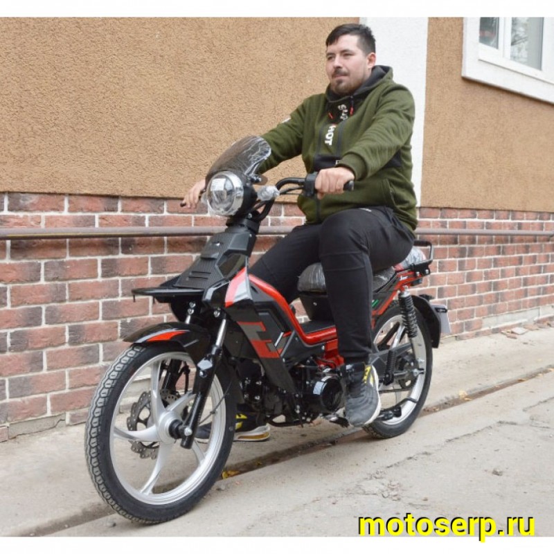 Купить  ====Мопед Millennium Delta Joker  (Милленниум Дельта Джокер)  4Т; колеса 17"литые; полуавт.,, эл. старт; .(шт) 0110 (ТехМаркет купить с доставкой по Москве и России, цена, технические характеристики, комплектация фото  - motoserp.ru