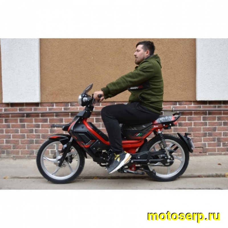 Купить  ====Мопед Millennium Delta Joker  (Милленниум Дельта Джокер)  4Т; колеса 17"литые; полуавт.,, эл. старт; .(шт) 0110 (ТехМаркет купить с доставкой по Москве и России, цена, технические характеристики, комплектация фото  - motoserp.ru