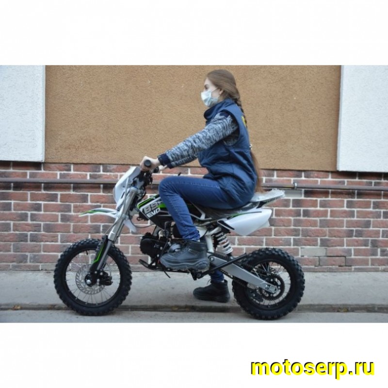 Купить  ====Питбайк BSE EVO 110 E SA 12/10 Green Blade 3 (Полуавтоматическая КПП) (Бер) (шт) (0 купить с доставкой по Москве и России, цена, технические характеристики, комплектация фото  - motoserp.ru