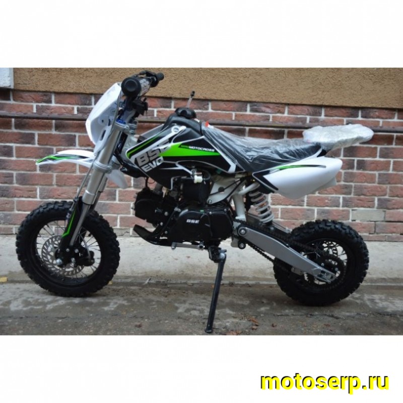 Купить  ====Питбайк BSE EVO 110 E SA 12/10 Green Blade 3 (Полуавтоматическая КПП) (Бер) (шт) (0 купить с доставкой по Москве и России, цена, технические характеристики, комплектация фото  - motoserp.ru