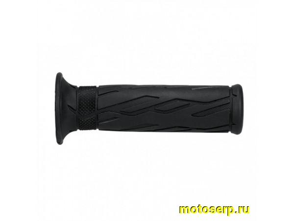 Купить  ====Ручки руля (грипсы) ARIETE SUZUKI style #1 22-25мм/120мм, открытые, цвет Черный 11-04807 (комп) (0 купить с доставкой по Москве и России, цена, технические характеристики, комплектация фото  - motoserp.ru