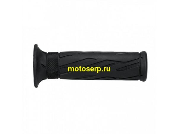 Купить  Ручки руля (грипсы) ARIETE SUZUKI style #1 22-25мм/120мм, открытые, цвет Черный 11-04807 (комп) (JP купить с доставкой по Москве и России, цена, технические характеристики, комплектация фото  - motoserp.ru