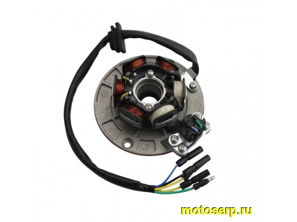 Купить  Генератор (статор, зажигание) 6кат (1+1+1+1+1) YX140 см3 156FMJ (с катушкой освещения) (шт) (SM 291-8638 купить с доставкой по Москве и России, цена, технические характеристики, комплектация фото  - motoserp.ru