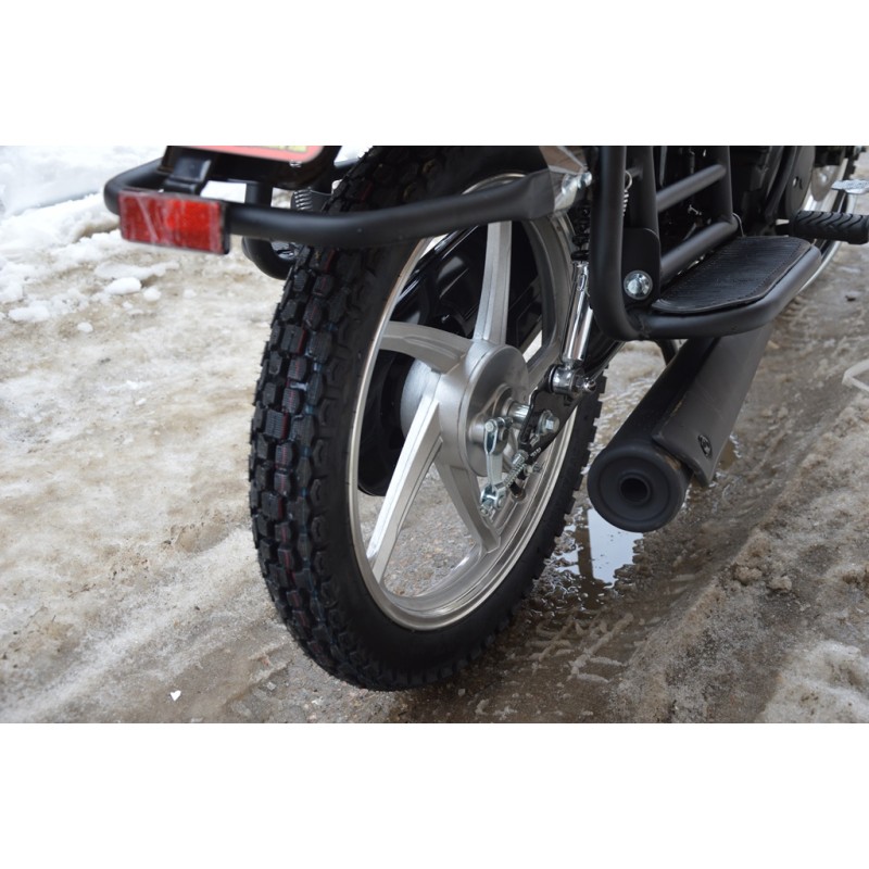 Купить  Мопед MM COLT2 (ALLOY) (Кольт-2 ALLOY) 50сс 4Т, в стиле Каферейсер на внедорожн. резине, колеса 17" Диск/Бараб (шт) 01100 (MM 76975 купить с доставкой по Москве и России, цена, технические характеристики, комплектация фото  - motoserp.ru