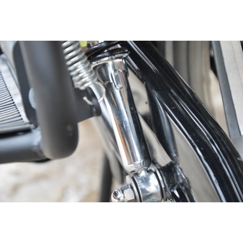 Купить  Мопед MM COLT2 (ALLOY) (Кольт-2 ALLOY) 50сс 4Т, в стиле Каферейсер на внедорожн. резине, колеса 17" Диск/Бараб (шт) 01100 (MM 76975 купить с доставкой по Москве и России, цена, технические характеристики, комплектация фото  - motoserp.ru