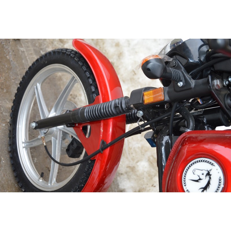 Купить  Мопед MM COLT2 (ALLOY) (Кольт-2 ALLOY) 50сс 4Т, в стиле Каферейсер на внедорожн. резине, колеса 17" Диск/Бараб (шт) 01100 (MM 76975 купить с доставкой по Москве и России, цена, технические характеристики, комплектация фото  - motoserp.ru